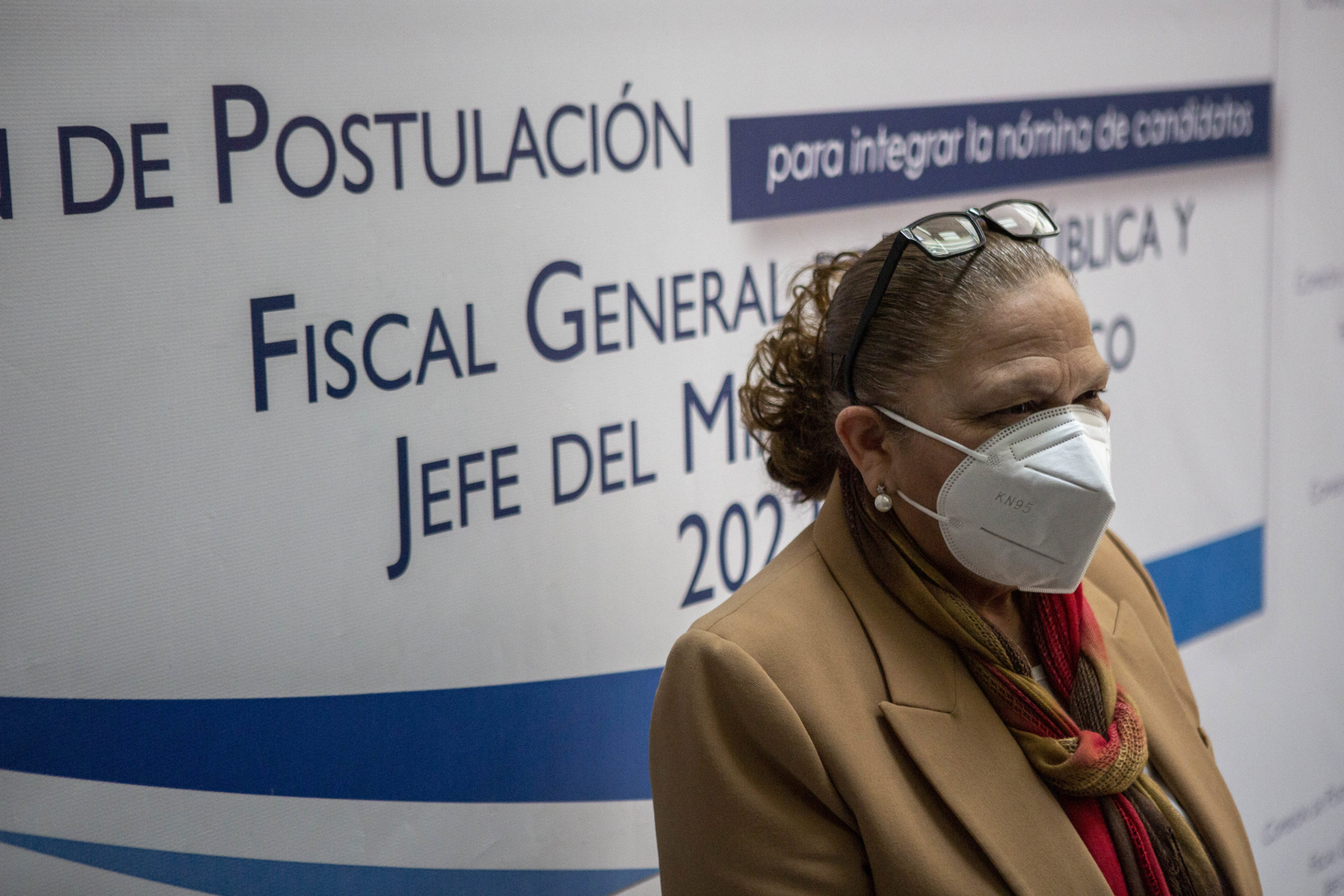 Consuelo Porras, fiscal general de Guatemala, durante las Comisiones de Postulación. Foto: Oliver de Ros.