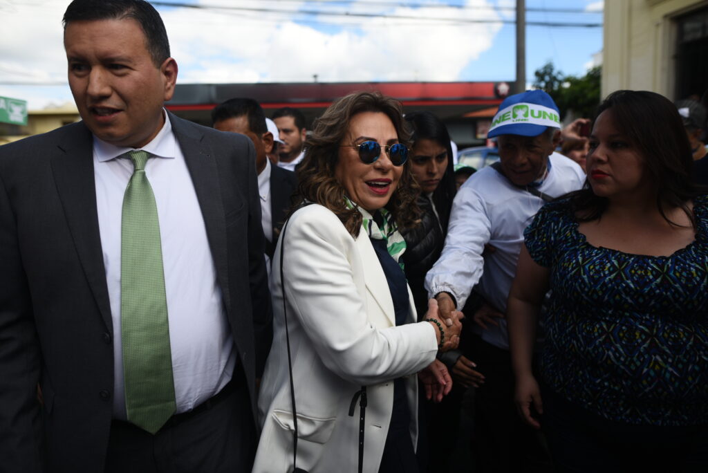 Sandra Torres emergió como líder y candidata presidencial de la UNE durante el gobierno de su entonces esposo, Álvaro Colom.