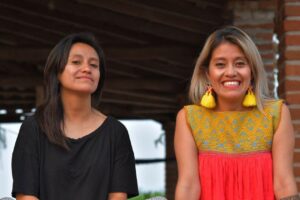 Andrea y Lucía Ixchíu se encuentran actualmente fuera de Guatemala, una en México y la otra en España. / Cortesía de la periodista