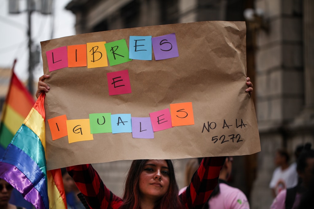 Juventudes y mujeres salieron a las calles en 2022 en el marco de la Ley 5272, la cual únicamente fue archivada después de estas. Foto/Carlos Sebastián, Nómada