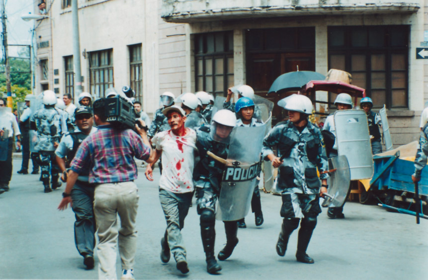 Protestas contra la represa Babilonia en Honduras. Daniel Graham