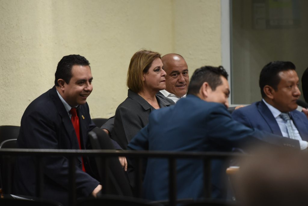 Acusados en el caso Hogar Seguro en una de las audiencias del juicio. Foto: Edwin Bercián